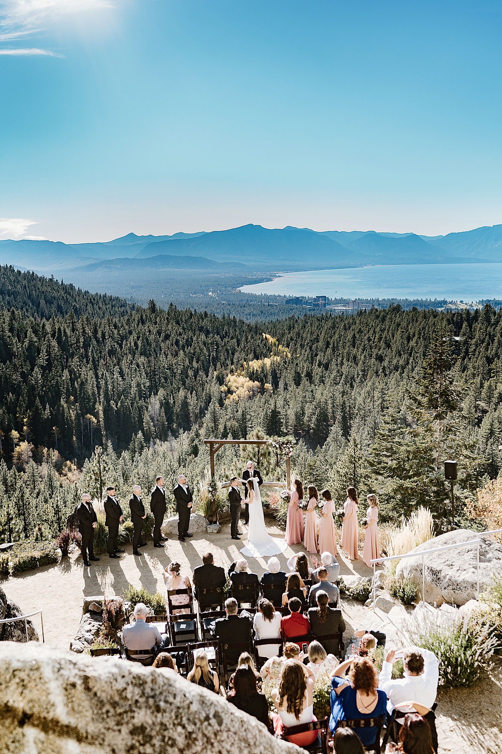 Ceremony at Tahoe Blue Estate
